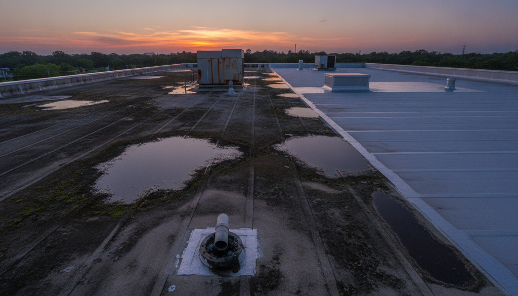How Deferred Roof Maintenance Impacts a Commercial Property's Long-Term Value