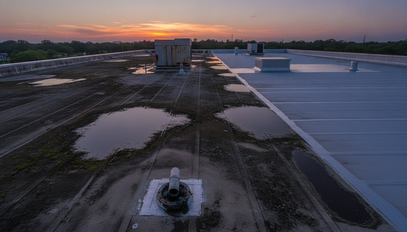 How Deferred Roof Maintenance Impacts a Commercial Property's Long-Term Value